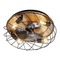 PLAFONSKI VENTILATOR boja pinije  crna