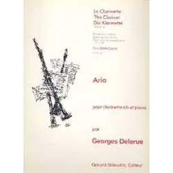 DELERUE G:ARIA clarinette et piano