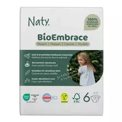 Naty pelene bioembrace 6 large 16+kg 17 kom