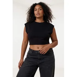 Trendyol Curve Ženska bluza Tbbss26Af00066, Crna