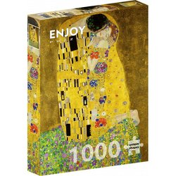 Enjoy - Puzzle Gustav Klimt: Poljub - 1 000 kosov