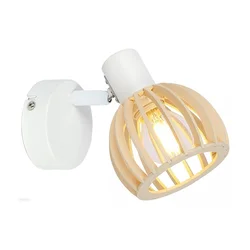 Atarri Zidna Lampa 1X25W E14 White Wood