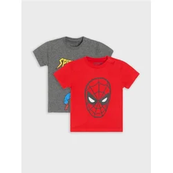 Sinsay - Majice sa printom, pakovanje od 2 komada Spider-Man - crvena