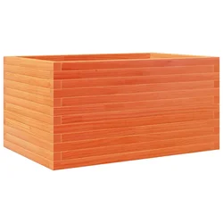 Vrtna sadilica voštano smeđe boje 90x60x45,5 cm od borovine