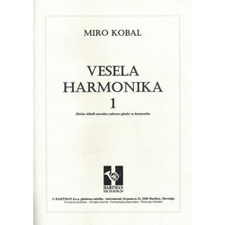 KOBAL MIRO: VESELA harmonika 1 NOTE ZA klaviature