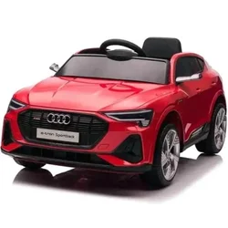 Auto na akumulator Audi e-tron 6V MB6688 crveni – 146784 sa kožnim sedištem i EVA gumama