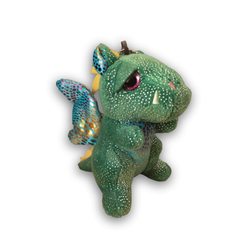 MIMIS Plišani privezak Zmaj, Zeleni