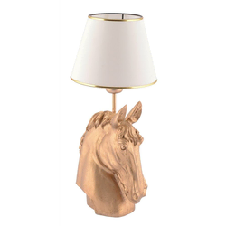 OPVIQ Stona lampa Horse White Gold