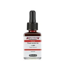 Akrilni črnilo Schmincke AERO COLOR Professional Candy 28 ml - 064 tikova rjava