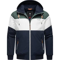Ragwear Zunanja jakna modra/zelena/bela
