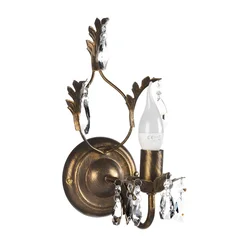 ONLI - Zidno svetlo TERESA 1xE14/6W/230V u bronzanoj boji