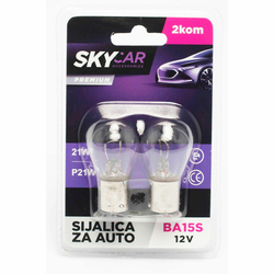 SKYCAR Sijalica 12v 21w ba15s 2 kom