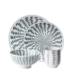 Porcelanski komplet 24 kosov – Gaya Elements Water - W0094