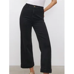 Sinsay - Culotte farmerke - crno