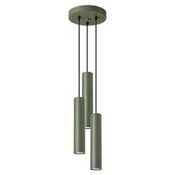 Sollux SL.1487 - Luster na sajli LAGOS 3xGU10/10W/230V zelena
