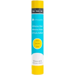 Silhouette Matte Removable Vinyl - 30,5 cm x 1,8 m - Yellow