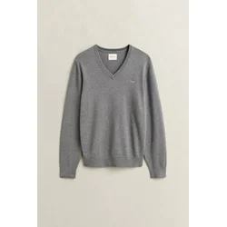 GANT Pulover Classic temno siva