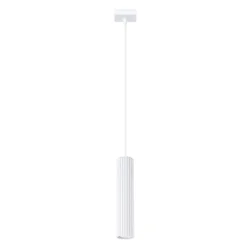 Sollux SL.1535 - Luster na sajli KARBON 1xGU10/10W/230V bela