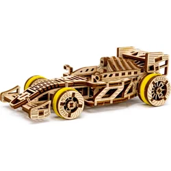 Lesena mestna sestavljanka 3D Formula, lesena