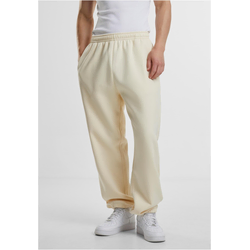 Mens basic sweatpants Fluffy cream