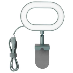 STÄNKREGN Prstenasta LED lampa, podesivog intenziteta/tirkizna