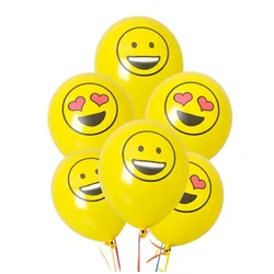 Gumeni baloni Smiley žuti Festo 8 kom