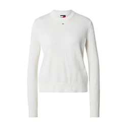 Tommy Jeans Pulover ESSENTIAL bela