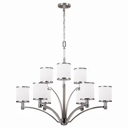 Feiss FE-PROSPECT-PARK9 - Luster na lancu PROSPECT PARK 9xE27/60W/230V