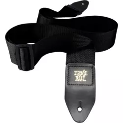 Ernie Ball 4037 Black Polypro Guitar Strap crni kaiš za gitaru