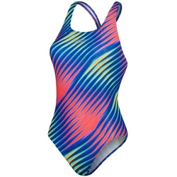 Speedo allover digital powerback blue/red m - uk34