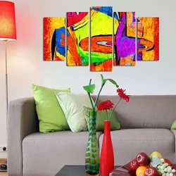 Wallity set, slika 5ABSMDF-2, 5 dijelova
