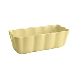 Sponge cake baking dish, ceramics, 24.5x11cm/1.1L, Madeleine, Vanill