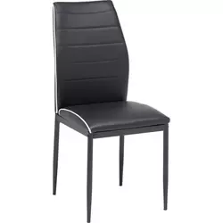 STOLICA crna metal, tekstil