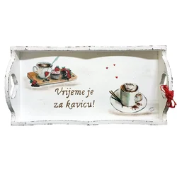 Poslužavnik  Vrijeme je za kavicu!   Š16127