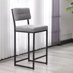 Hanah Home Barska stolica Retro, Siva
