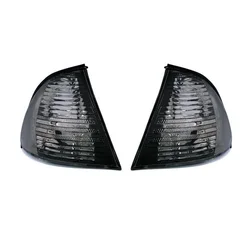 OEM Kristalni migavci BMW E46 limuzina / karavan (98-01), Crni