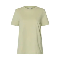 SELECTED Majica SLFMY ESSENTIAL pastelno zelena