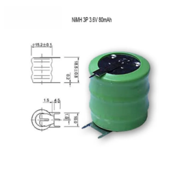 FOCUS POWER Dugmetna baterija za fiskalnu kasu EI 3P 3.6V 80mAh