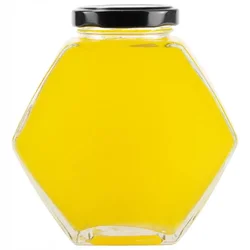 shumee ŠESTROKOTNI DEKORATIVNI KOZAREC 380 ML MARMELADA MED ZAČIMBE