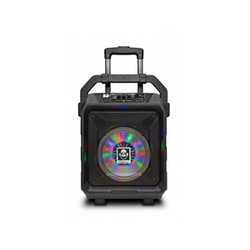 iDance karaoke Blue Tank 1, 100W, BT, disco LED, FM, baterija, mikrof, kotačići