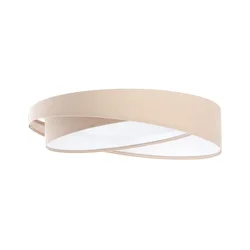 LED prigušiva stropna svetiljka SM. GALAXY M. LED/24W/230V O 55 cm bež/bela + daljinski upravljač