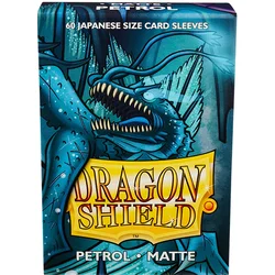 Dragon Shield 60 Japanese Size Sleeves - Petrol Matte