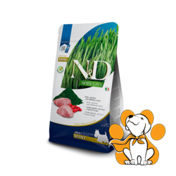 N&D Spirulina Adult Mini Lamb, Spirulina & Wolfberry 2kg, Granule za Male Rase