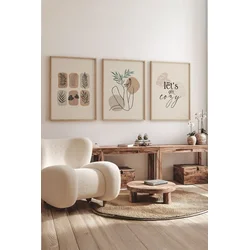 Wallity Slika 3Dartsoho26, 3 dela, 33 x 48 cm