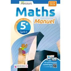 Manuel iParcours maths 5e (édition 2026)