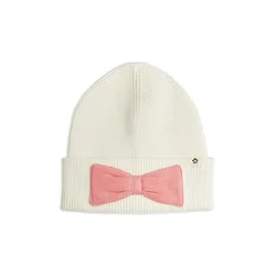 Mini Rodini beanie kapa otroška z dodatkom volne