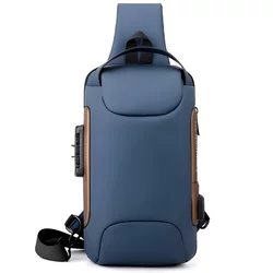 Torba za struk s USB punjenjem protiv krađe TO-25610 - Plava KP25610
