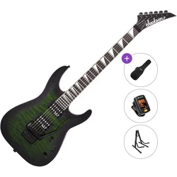 Jackson JS32Q DKA AH Basic SET Transparent Green Burst Električna kitara