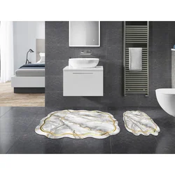 Lessentiel Maison Set 2 prostirke za kupatilo Sivi