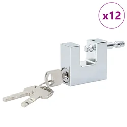 Lokot 12 pcs Srebrno Čelik